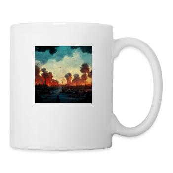 Pas de guerre ! - Mug blanc - blanc - Droite