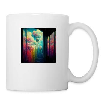 Towers in the Rainbow - Mug - white - Right