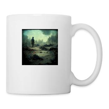 Stellen Sie Sich Vor, Es Ist Krieg Und Niemand - Tasse - Weiß - Rechts