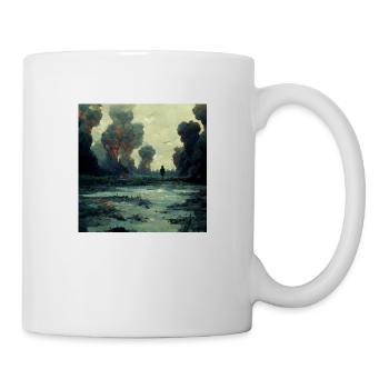 Stellen Sie Sich Vor, Es Ist Krieg Und Niemand - Tasse - Weiß - Rechts