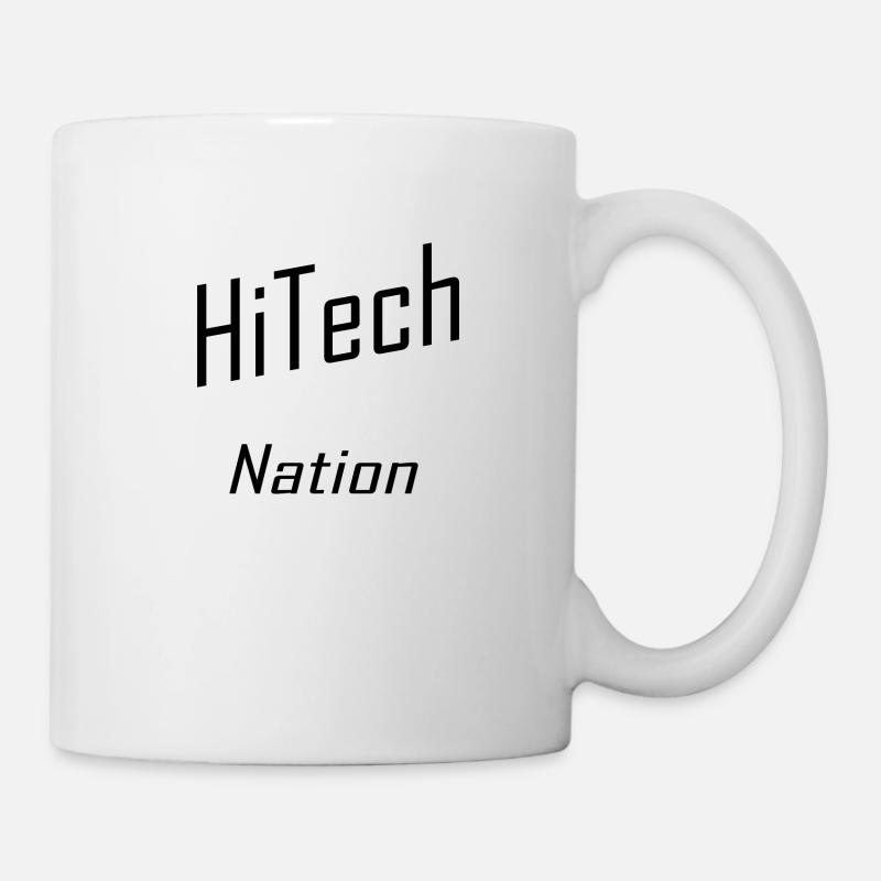 HiTech Nation - Tasse - Weiß