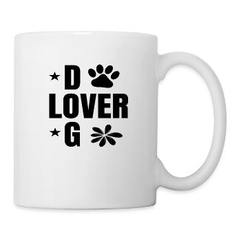 DOG Lover - Tasse - Weiß - Rechts