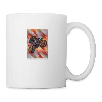 Motocross Biker Motorcycle dirt bike | Gift colorful - Mug - white - Right