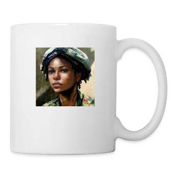 Schöne US Army Combat Medical Painting - Tasse - Weiß - Rechts