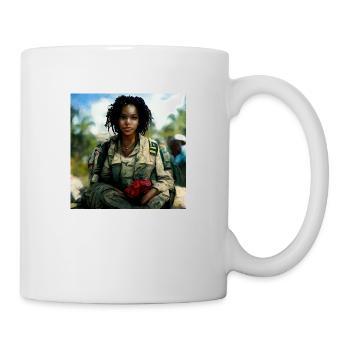 Schöne US Army Combat Medical Painting - Tasse - Weiß - Rechts