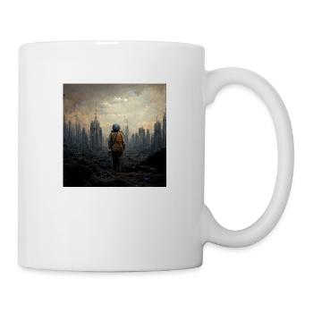 Apokalypseende Der Weltmalerei - Tasse - Weiß - Rechts