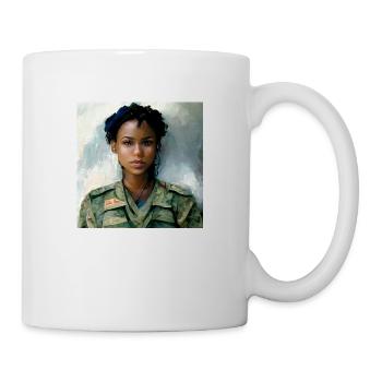 Schöne US Army Combat Medical Painting - Tasse - Weiß - Rechts