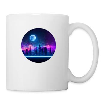City in the dark - Mug - white - Right