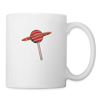 Saturn Planet Lollipop - Mug - white - Right