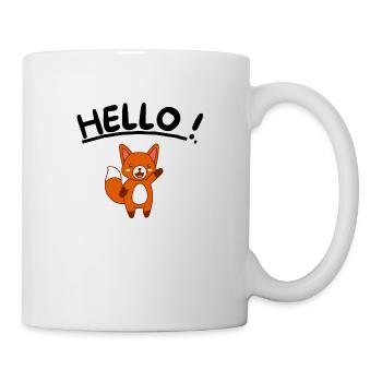 HALLO FOX - Tasse - Weiß - Rechts