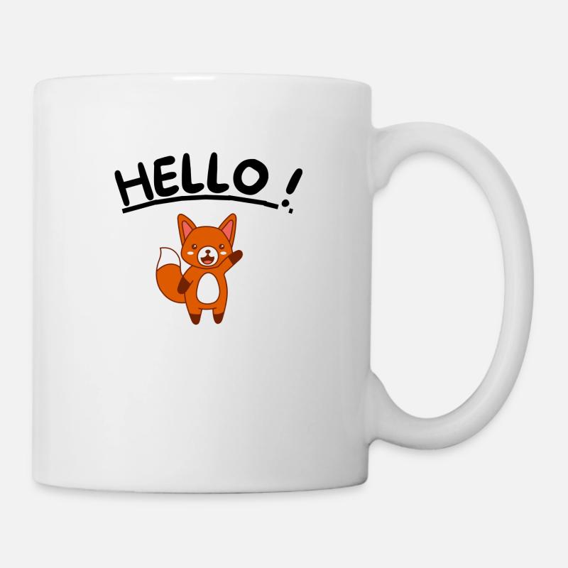 HELLO FOX - Mug - white