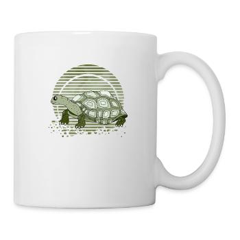 Tortue - Mug blanc - blanc - Droite