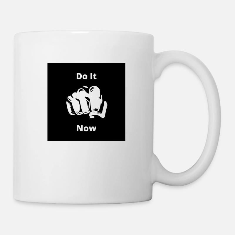 Maintenant - Mug blanc - blanc