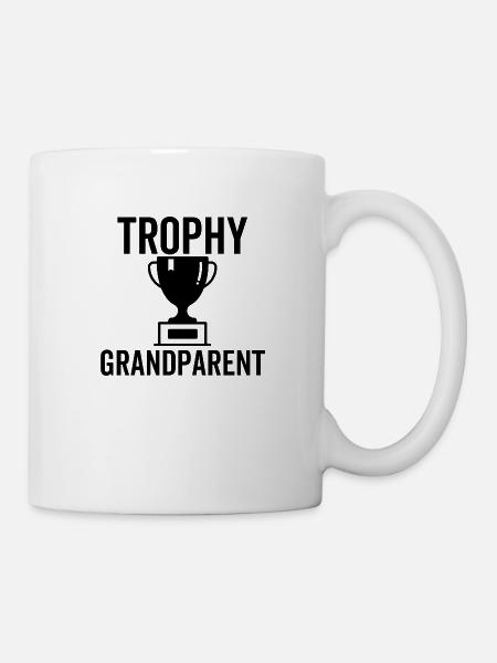 Trophäe Großeltern - Tasse - Weiß