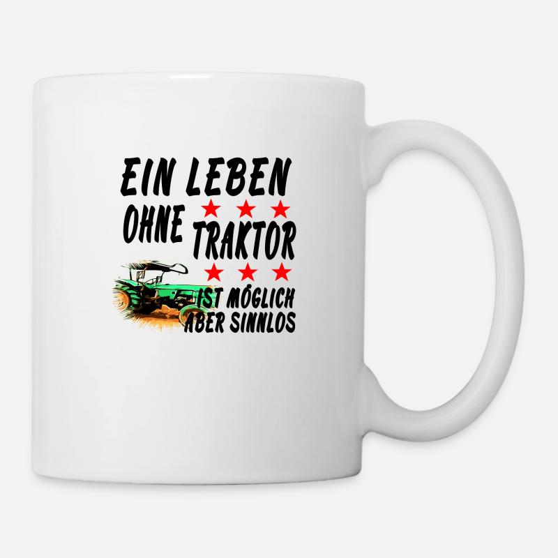 Traktor - Tasse - Weiß