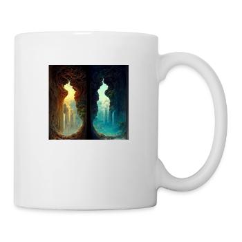 Dimensionsriss - Tasse - Weiß - Rechts