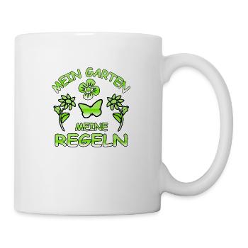 Garten - Tasse - Weiß - Rechts