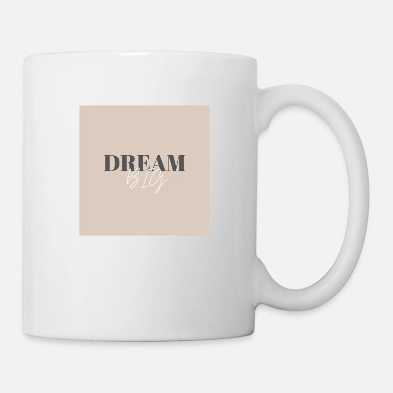 Rêvez grand - Mug blanc - blanc