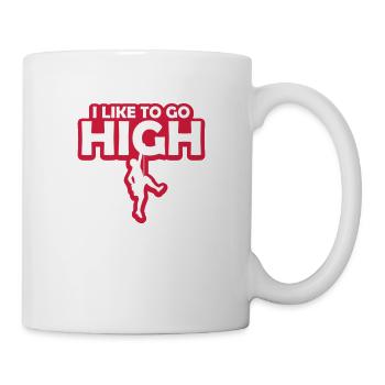 aiment se défoncer - Mug blanc - blanc - Droite