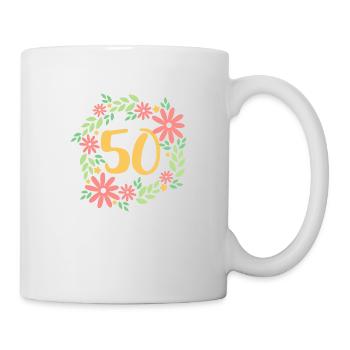 Cadeau du 50e anniversaire - Mug blanc - blanc - Droite