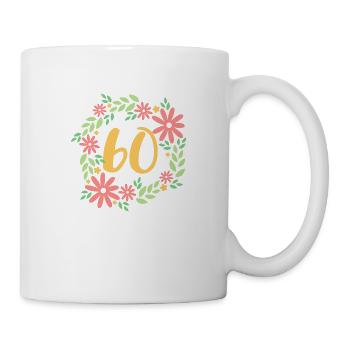 Cadeau du 60e anniversaire - Mug blanc - blanc - Droite