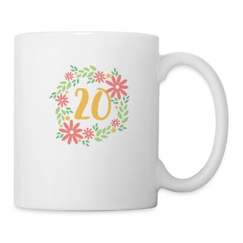 Cadeau de 20e anniversaire - Mug blanc - blanc - Droite