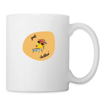 Sommer summer lemon Zitrone chillen - Tasse - Weiß - Rechts