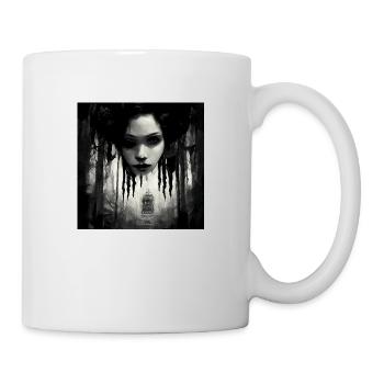Der Sound Of Silence Horror - Tasse - Weiß - Rechts