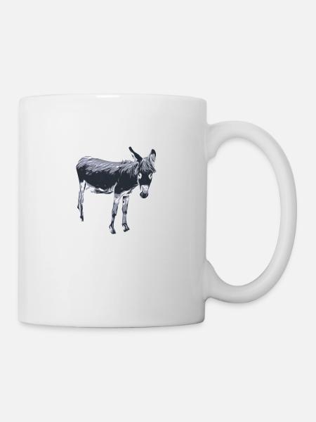 Âne - Mug blanc - blanc
