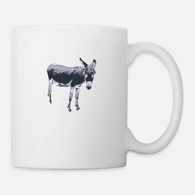 Âne - Mug blanc - blanc