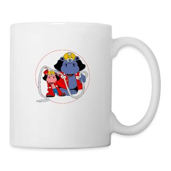 pompiers hippoclub jeunes pompiers pompiers - Mug blanc - blanc - Droite
