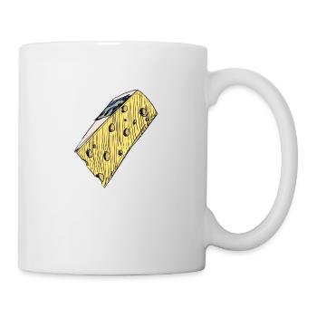 Käsestück - Tasse - Weiß - Rechts