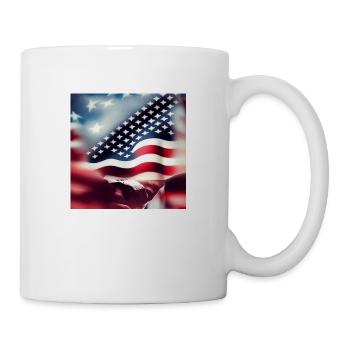 American flag logo - Mug - white - Right