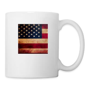 American flag logo - Mug - white - Right