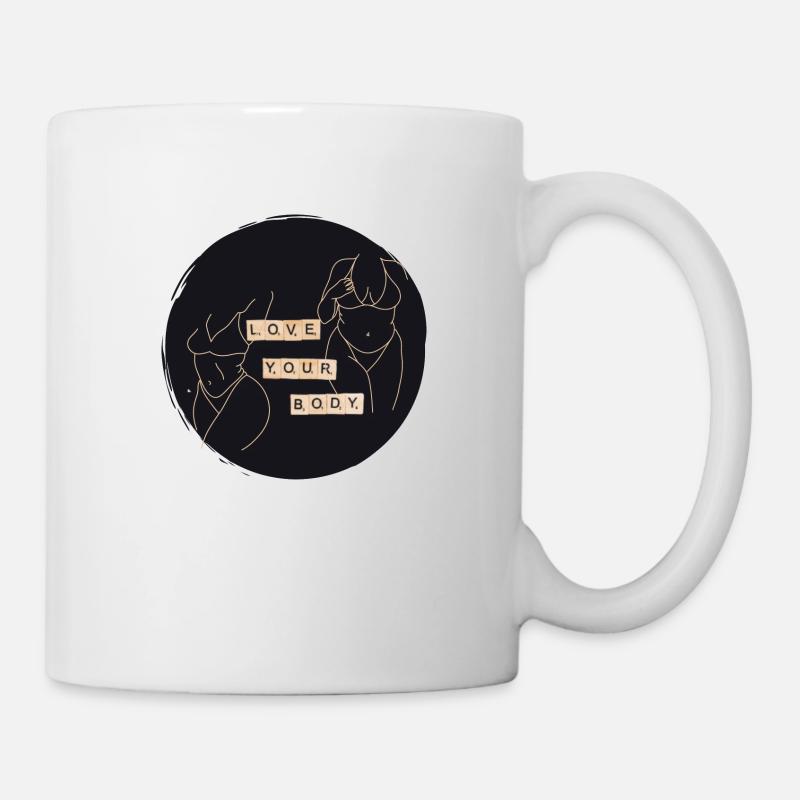 Amour du corps - Mug blanc - blanc