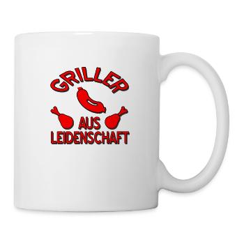 Grillen - Tasse - Weiß - Rechts