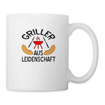 Grillen - Tasse - Weiß - Rechts