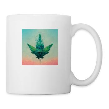 Rêves de cannabis - Mug blanc - blanc - Droite