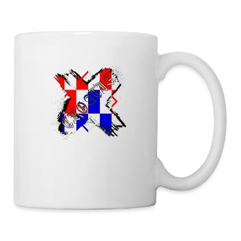 Croatia Croatian Hrvatska Croatia Croats Croat Hr - Mug - white - Right
