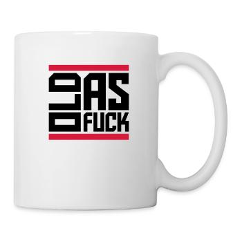 old AF Text Logo - Tasse - Weiß - Rechts