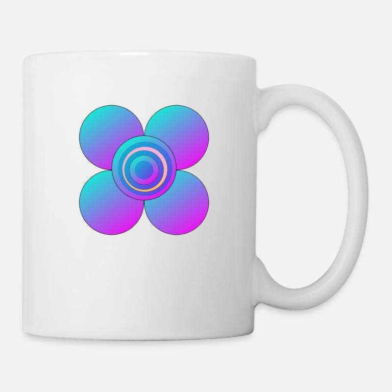 Colorful flower - Mug - white