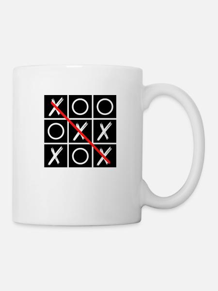 tic-tac-toe - Mug blanc - blanc