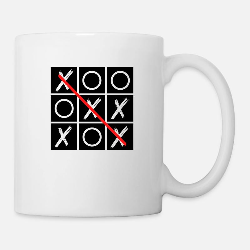 tic-tac-toe - Mug blanc - blanc