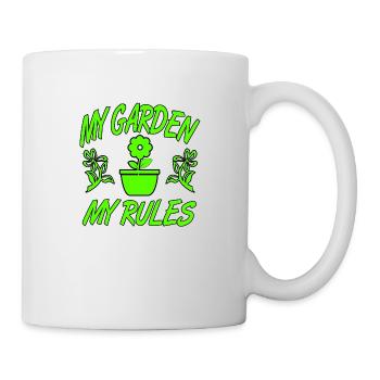 Garten - Tasse - Weiß - Rechts