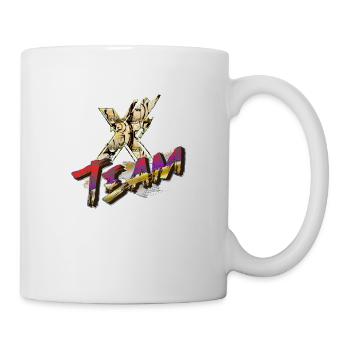 Symbol graffitti typography letter Alphabet X team - Mug - white - Right