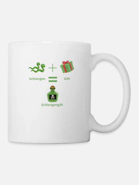 Schlangengift - Tasse - Weiß