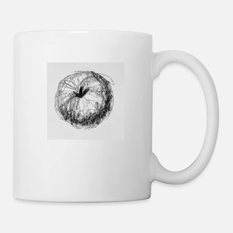 Apfel - Tasse - Weiß