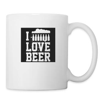 I love beer - Mug - white - Right