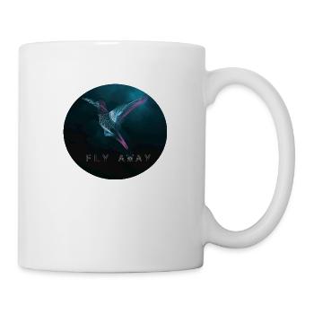L’oiseau s’envole - Mug blanc - blanc - Droite