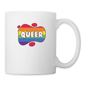 Queer And Proud - Mug - white - Right